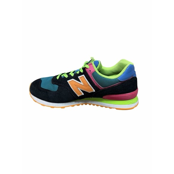 New Balance Men’s 574 Black Energy Lime Size 9 Sneakers Women’s 10.5 B Classic main image 12